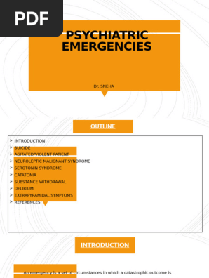 Psychiatric Emergencies