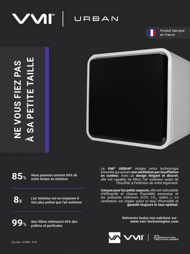 VMI® URBAN® Ventilation Efficace et Discrète PDF la pollution — free download