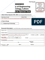 UET GAT General Form