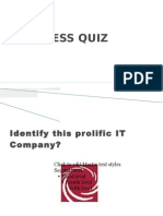 Business Quiz: Round 3