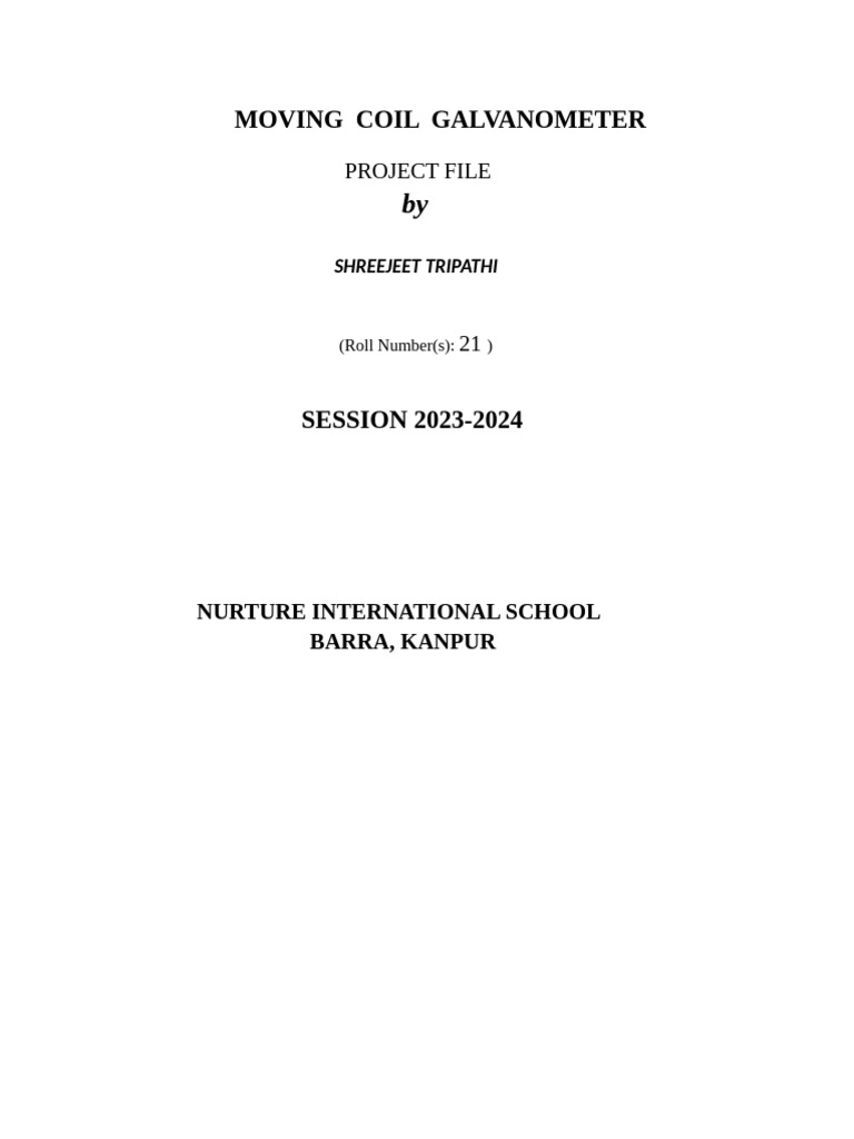 Project Report Format Completed | PDF | Science & Mathematics ...