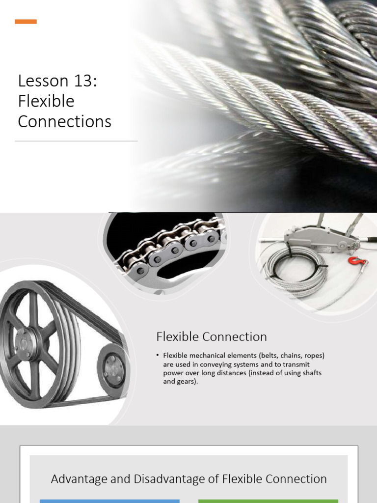 Lesson 13 - Introduction of Flexible Connection | PDF