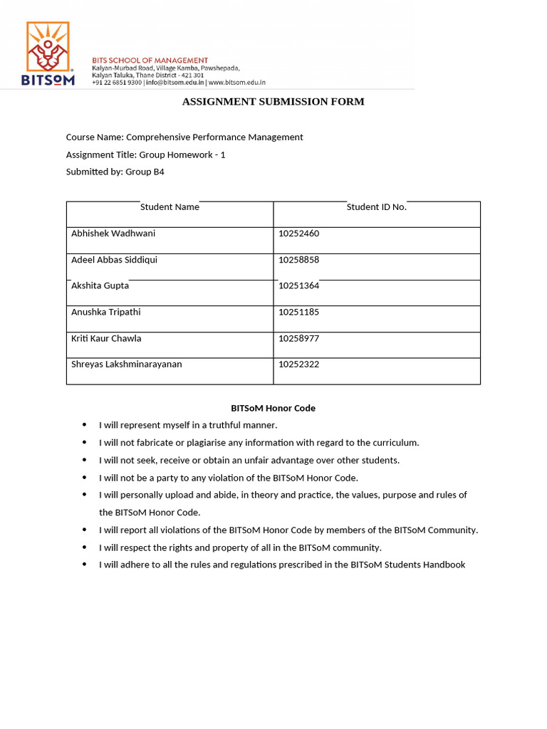 Comprehensive Performance Management Assignment | PDF | Employee ...