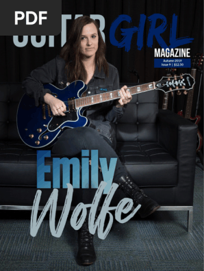 Guitar Girl Autumn Emily Wolfe 1