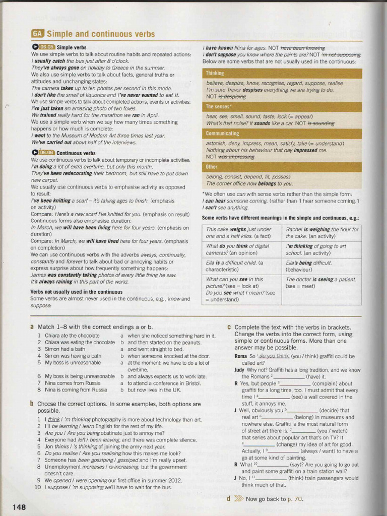 6A G Simple and Continuous. | PDF