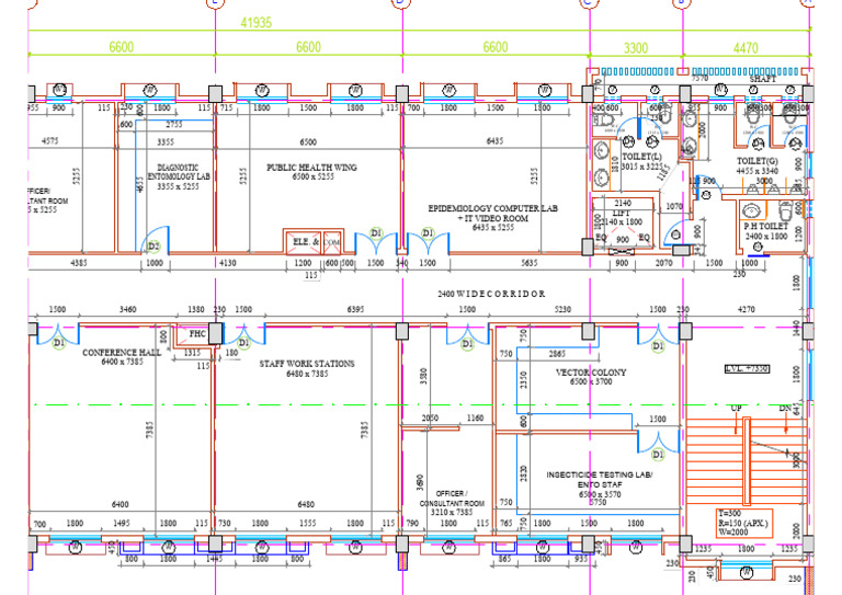 Public Health Facility Floor Plan | PDF