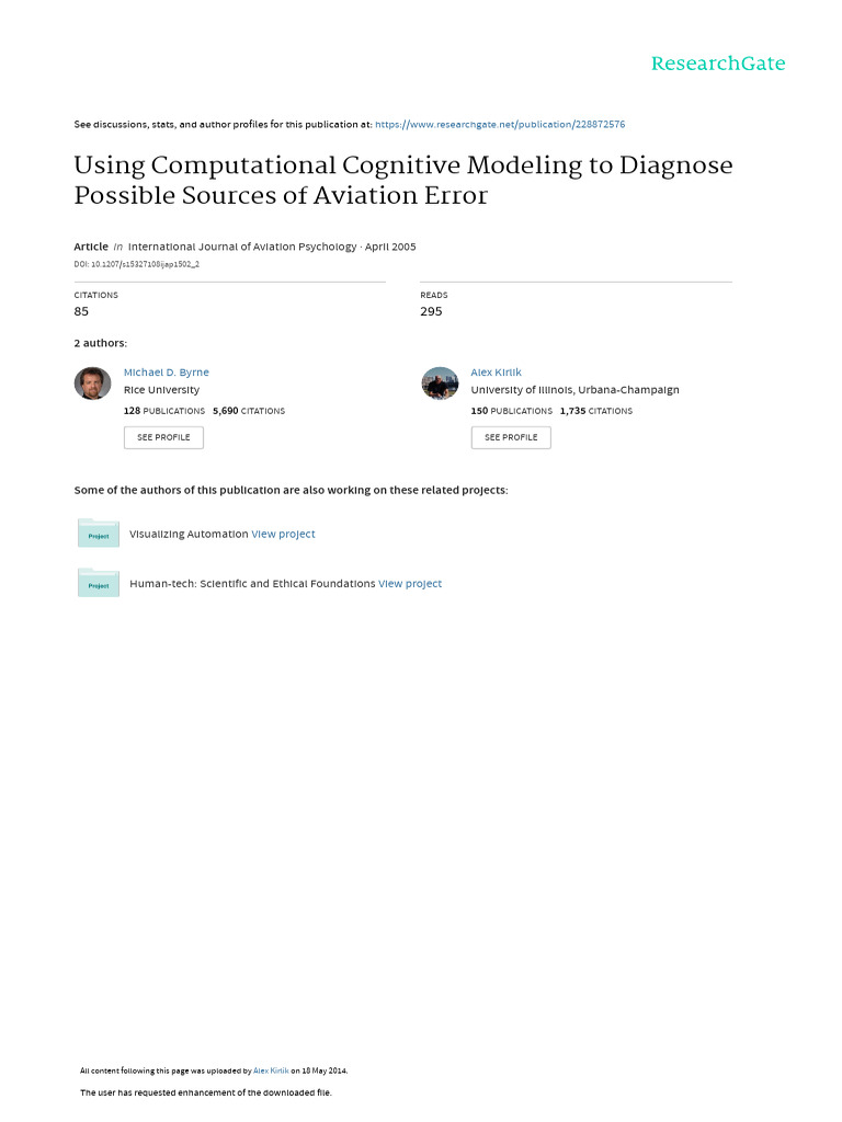 Using Computational Cognitive Modeling To Diagnose | PDF | Heuristic ...
