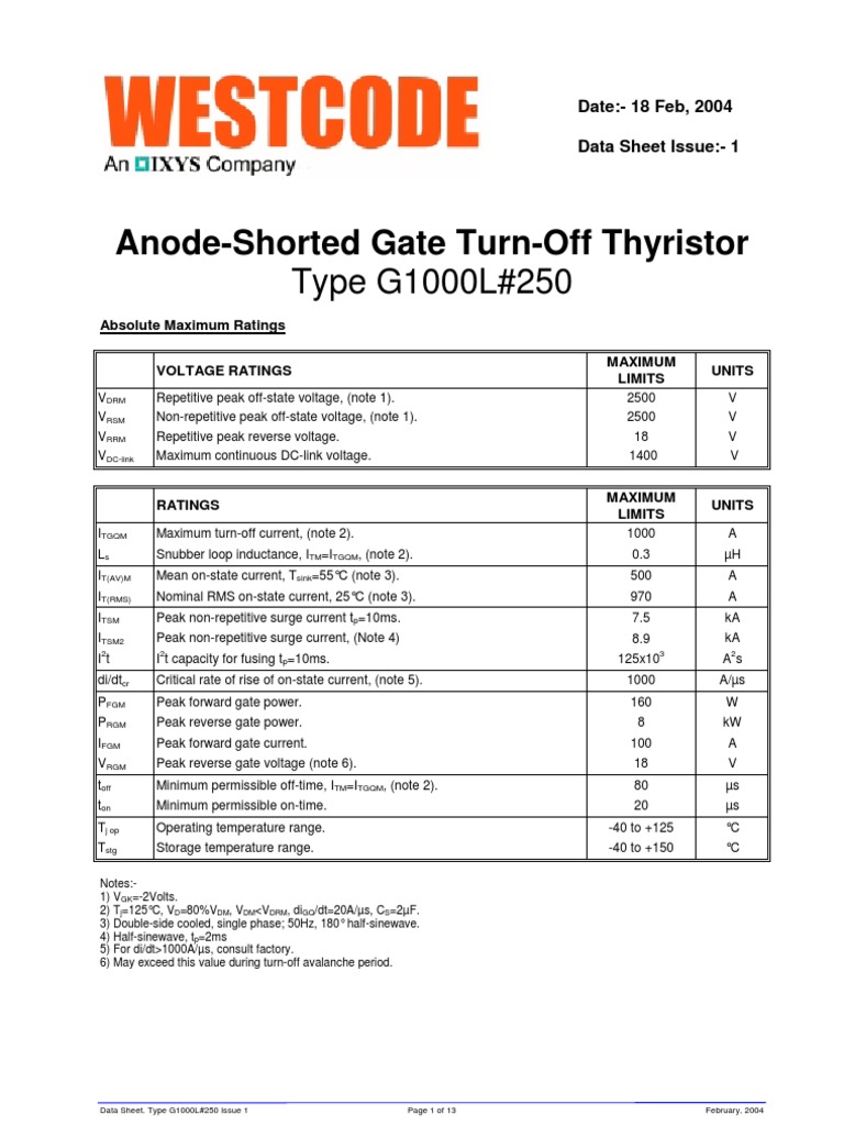 Gate Controlled Switch PDF Electrical Engineering