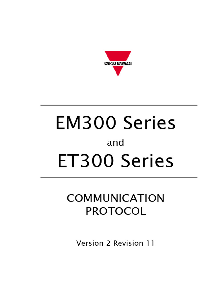 EM300 ET300 MODBUS Protocol Guide | PDF | Computer Data | Computer ...