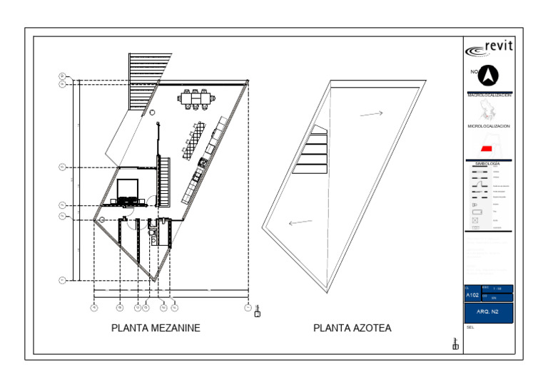 Planta Mezanine Planta Azotea: Macrolocalizacion | PDF