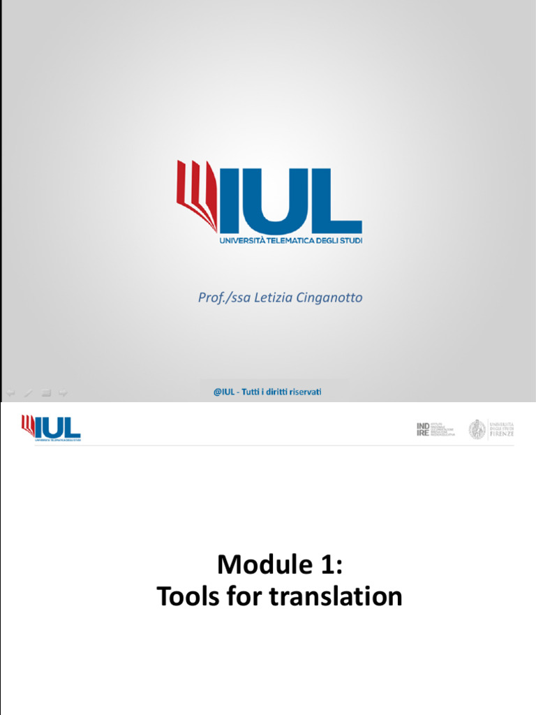Translation Tools Overview | PDF