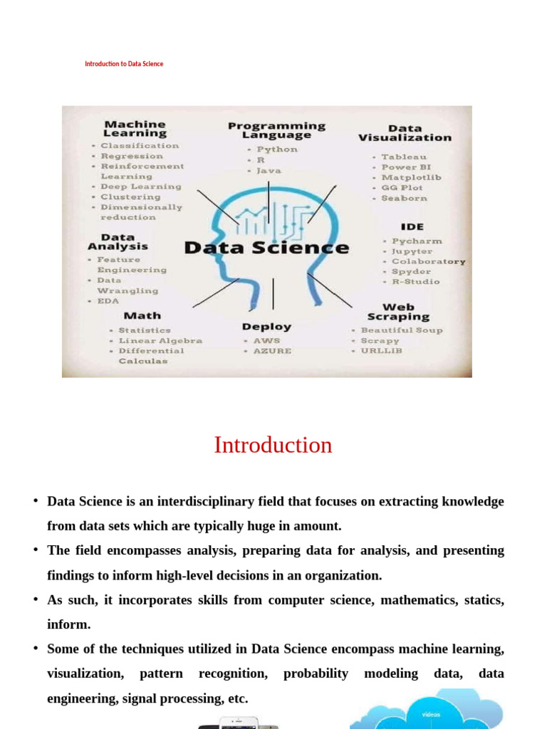 1 Introduction To Data Science | PDF | Data Science | Machine Learning