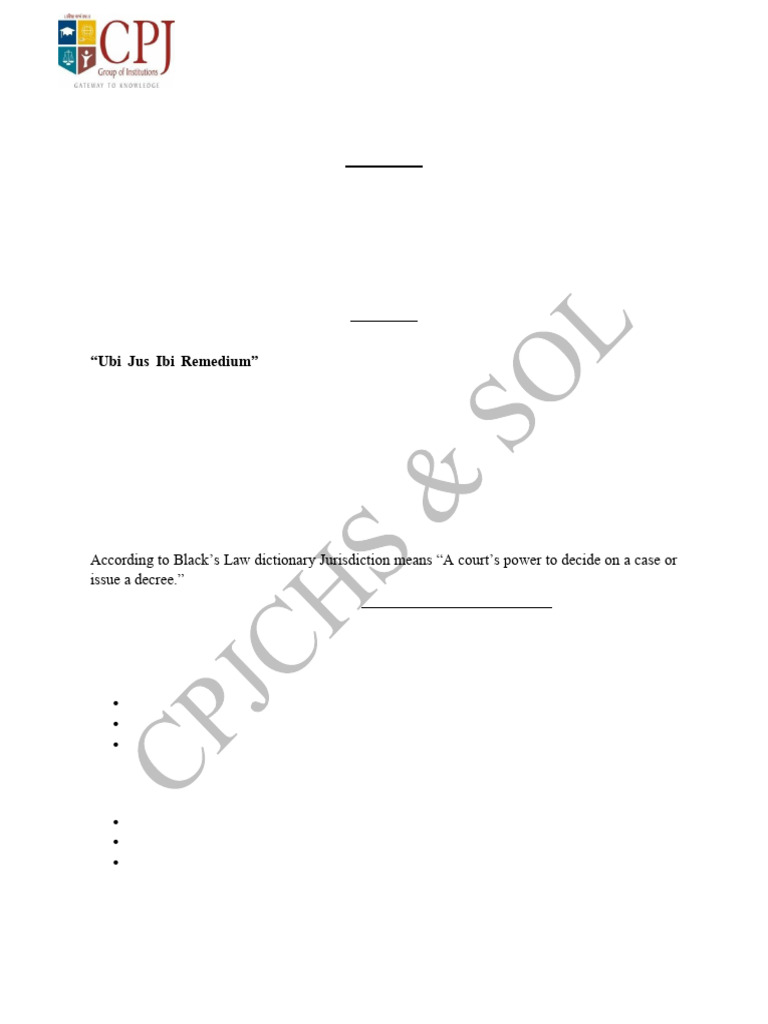 Code of civil procedure ll b 303 unit ii pdf lawsuit cause of