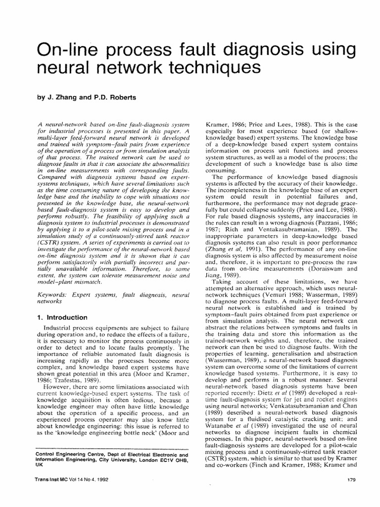 Zhang 1992 | PDF | Artificial Neural Network