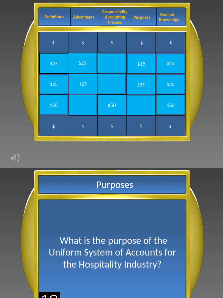 Game - Jeopardy - AFFSO | PDF | Business
