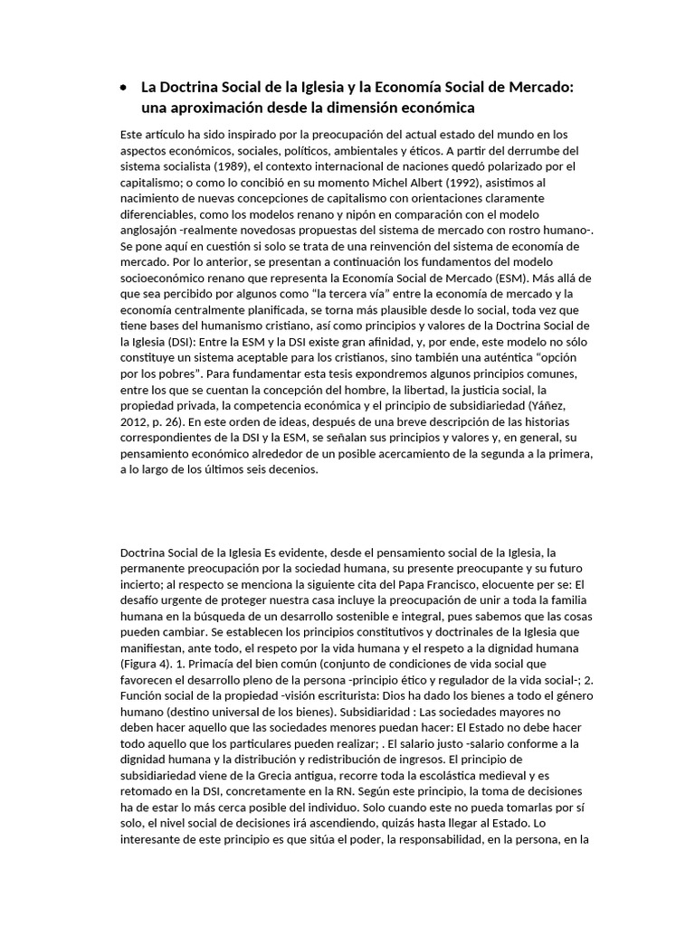 Economía y Doctrina Social de la Iglesia | PDF | Justicia | Crimen y ...