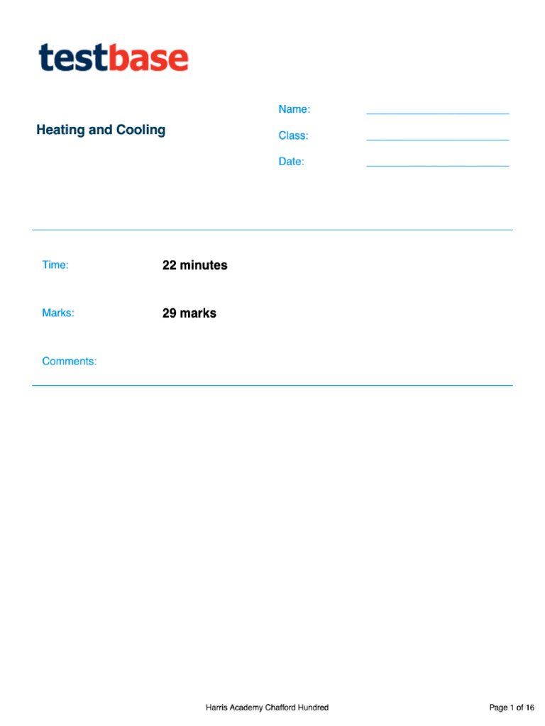 Heating and Cooling | PDF