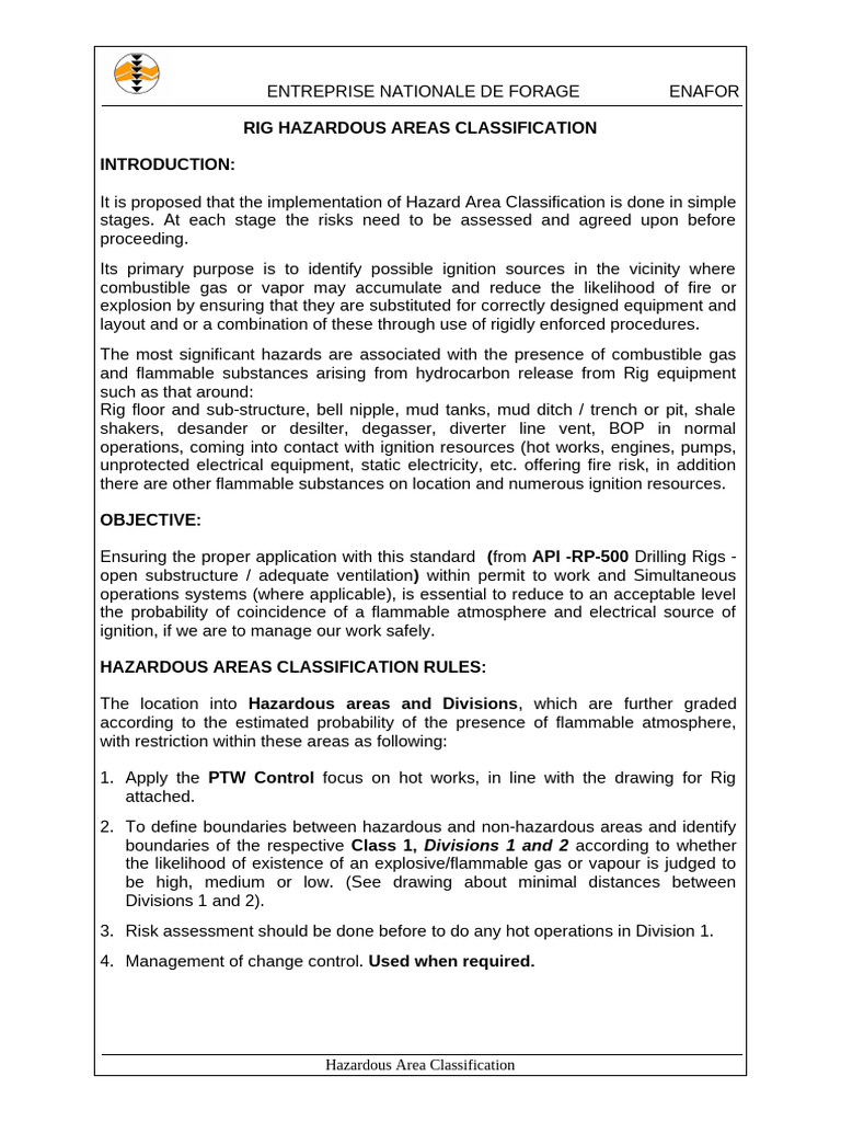 29 hazardous area classification pdf gases chemical process