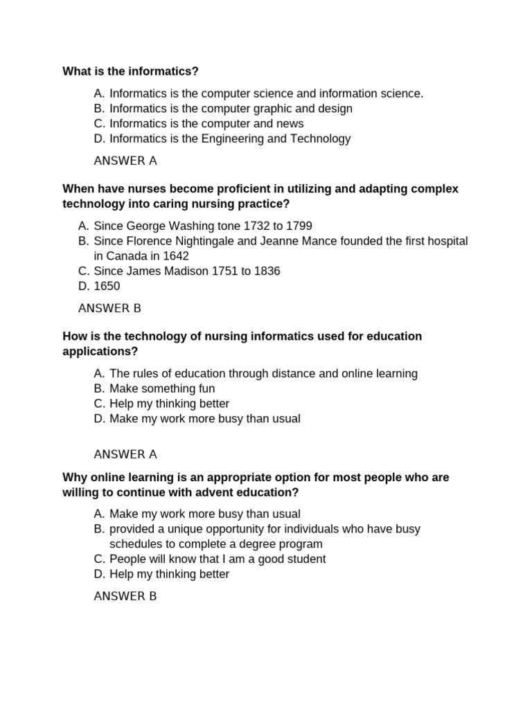 Understanding Nursing Informatics Essentials | PDF | Health Informatics ...