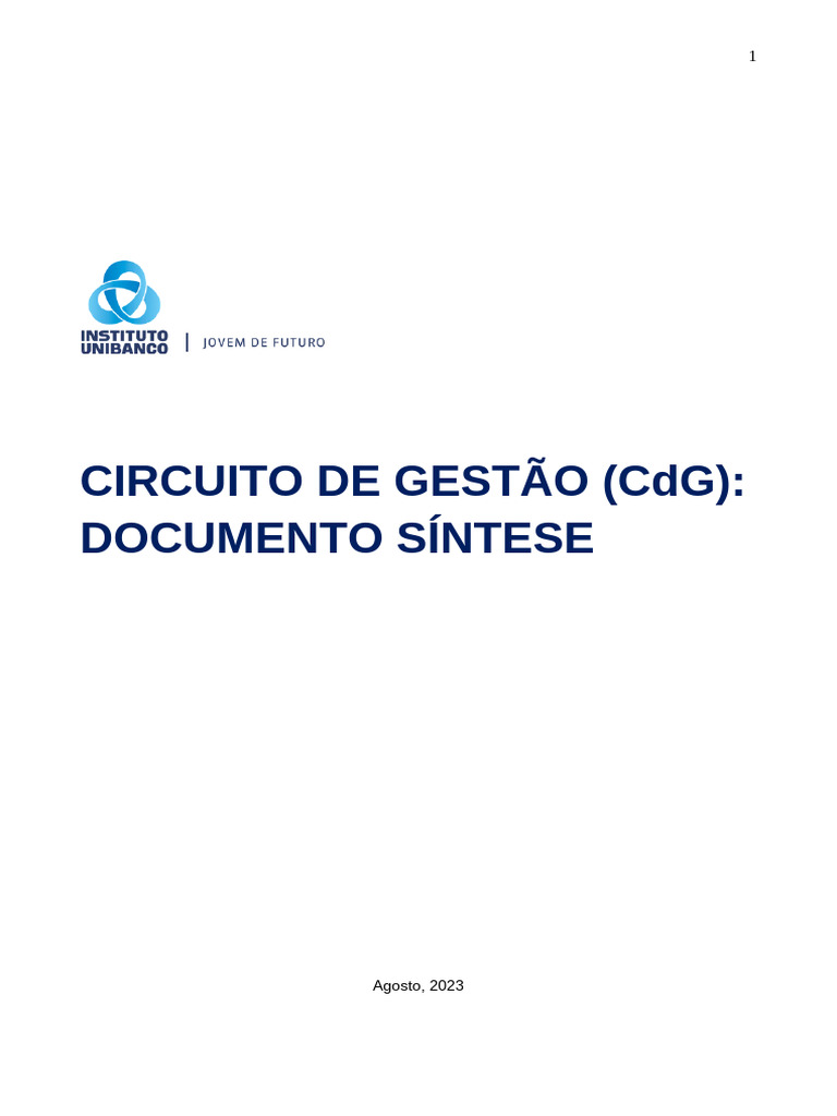 Síntese Do CDG FINAL | PDF | Rede de computadores | Planejamento
