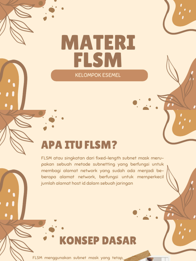 FLSM: Metode Subnetting Tetap | PDF