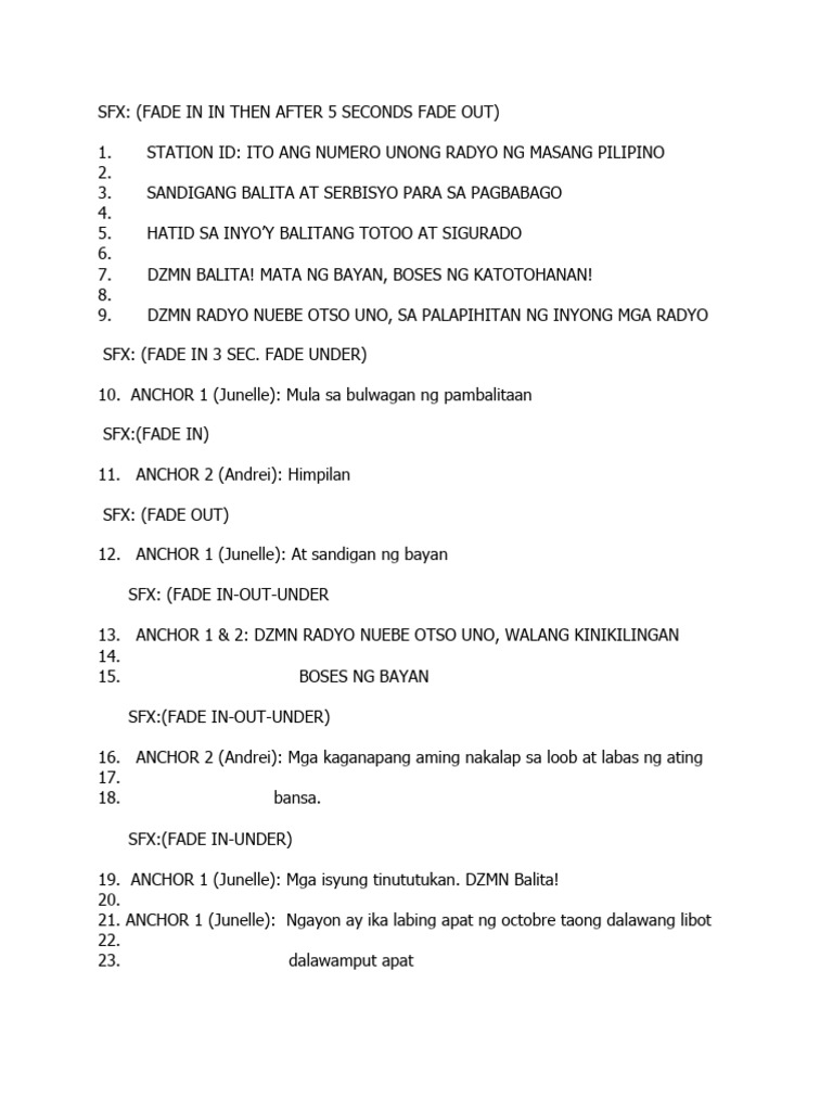 Radio 1 | PDF