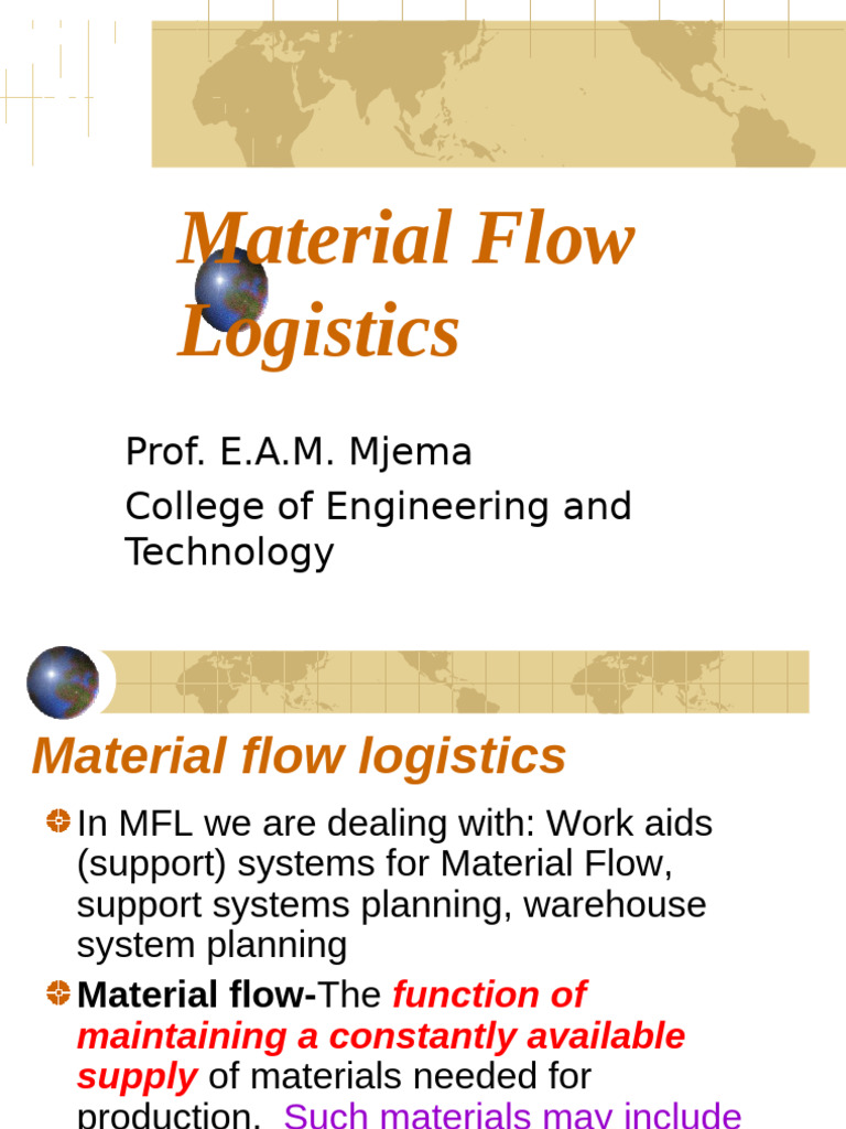 Optimizing Material Flow in Warehousing | PDF | Logistics | Warehouse