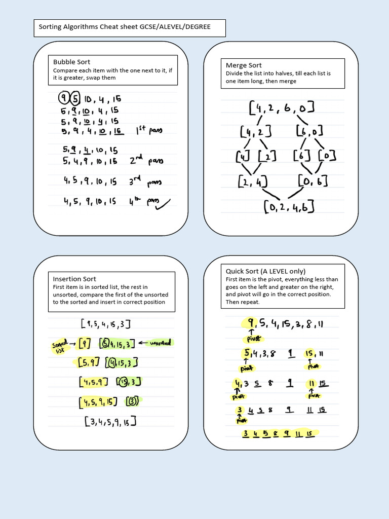 Sortingalgorithms | PDF