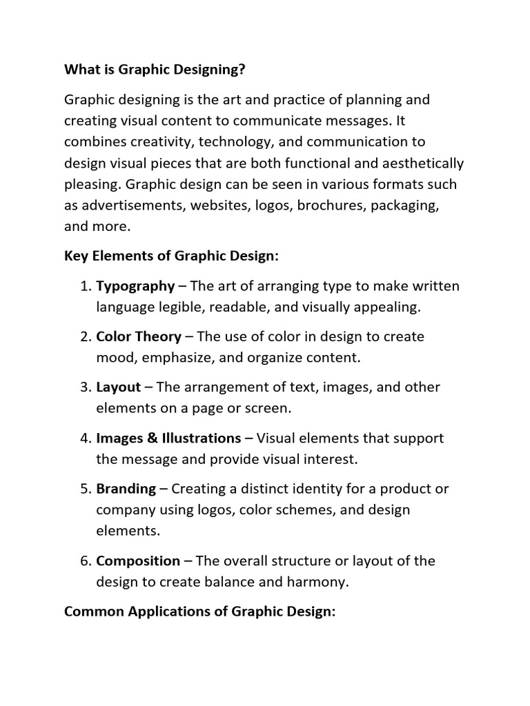 Introduction to Graphic Design Basics | PDF | Adobe Photoshop | Graphic ...