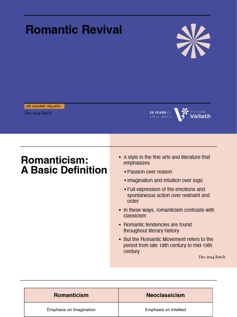 14 Romantic Revival | PDF | Romanticism | Poetry