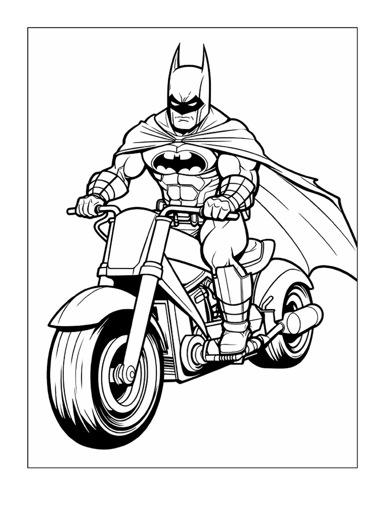 Coloring Pages For Children Batman 36552 | PDF
