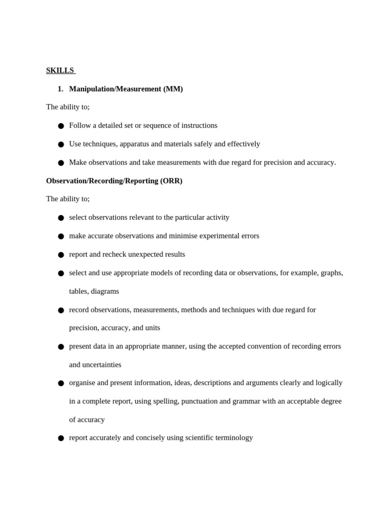 Lab Format 2023 - 2024 | PDF | Experiment | Hypothesis