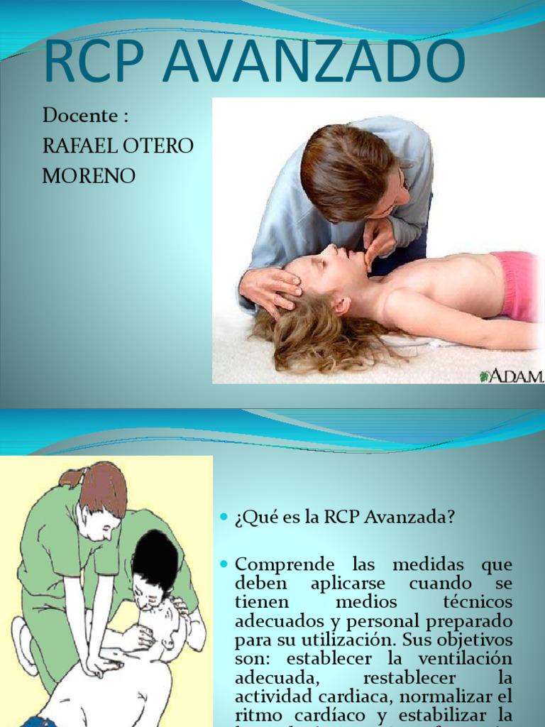 Pasos de RCP Avanzada | PDF | Reanimación cardiopulmonar | Medicina