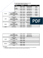 Jadwal Penyiaran