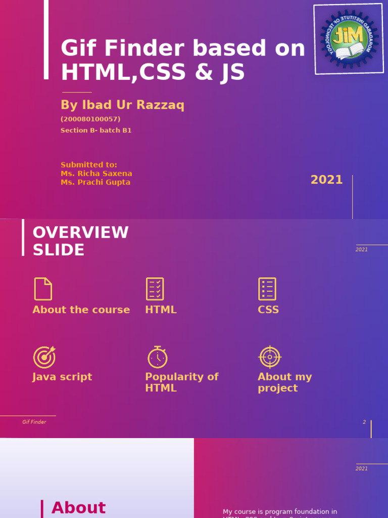 Gif Finder Based On HTML | PDF | Html | Java Script