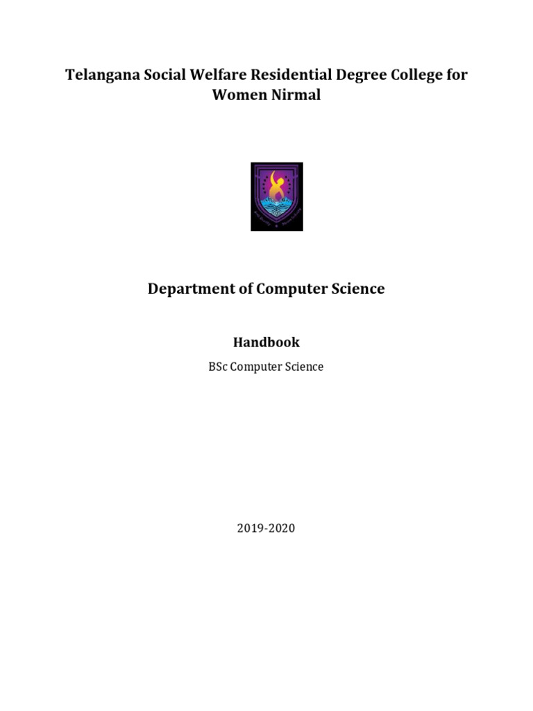 B.Sc. Computer Science Handbook 2019-2022 | PDF | Databases ...