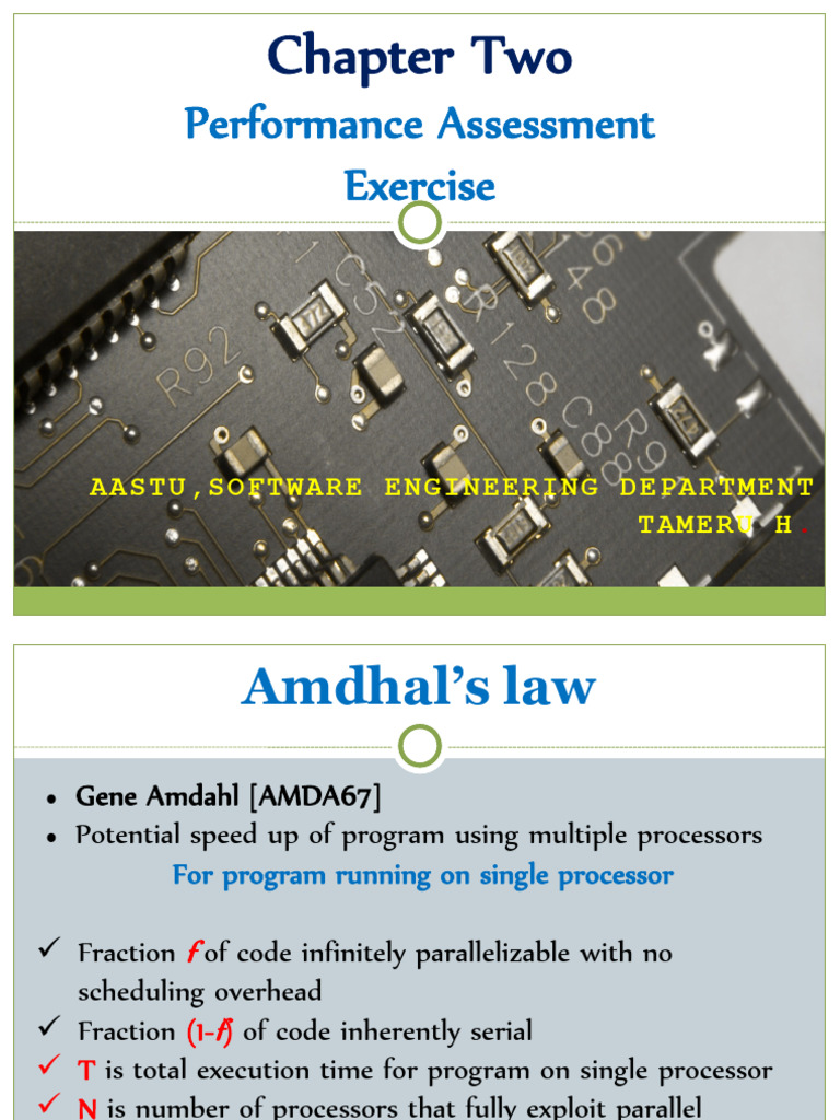 Amdahl's Law Applications and Exercises | PDF | Central Processing Unit ...