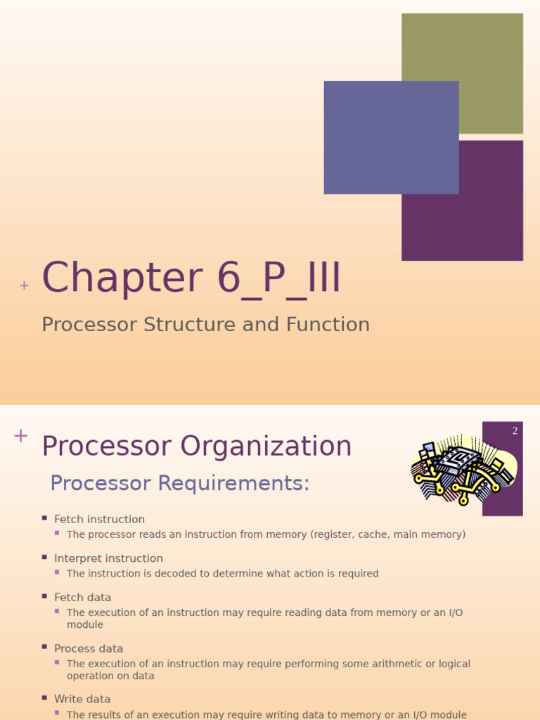 Processor Structure and Instruction Cycle | PDF | Central Processing ...