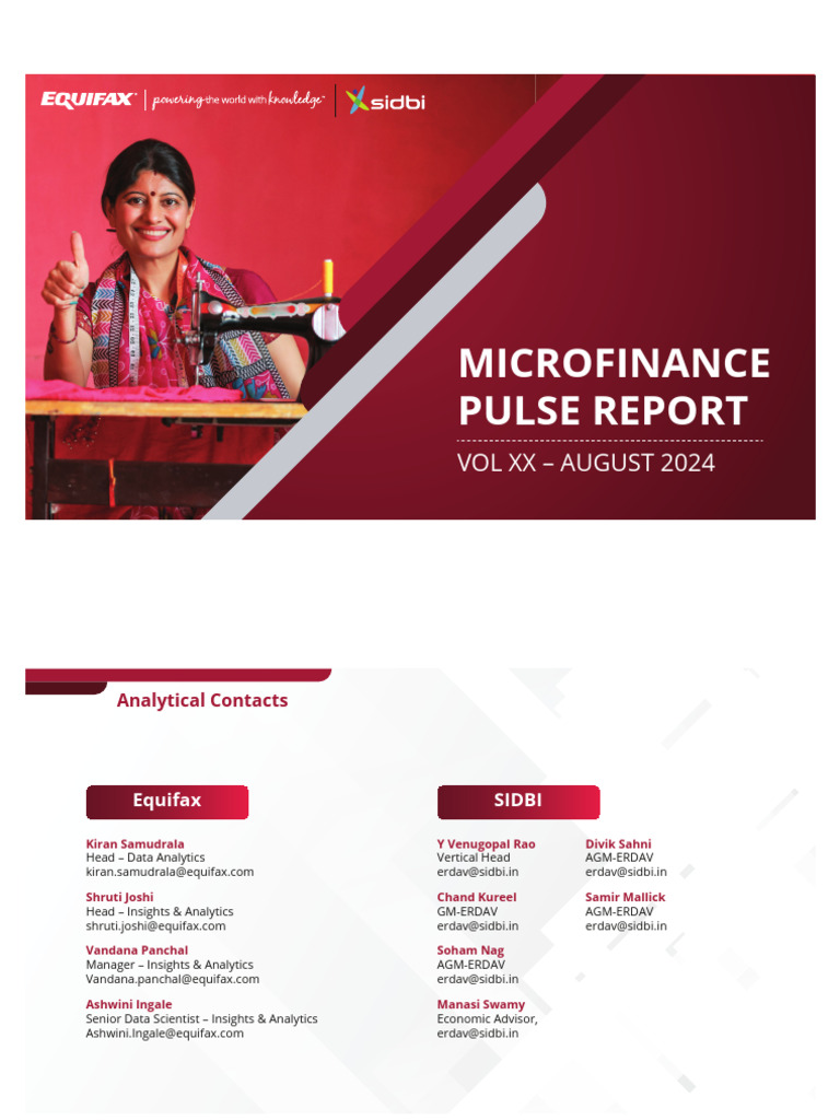 Microfinance Industry Pulse Report 2024 | PDF | Microfinance ...
