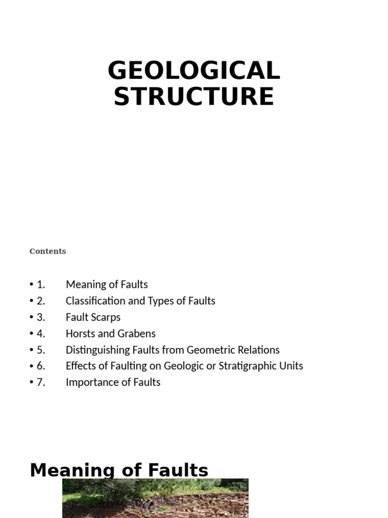 Understanding Geological Faults and Their Types | PDF | Fault (Geology ...