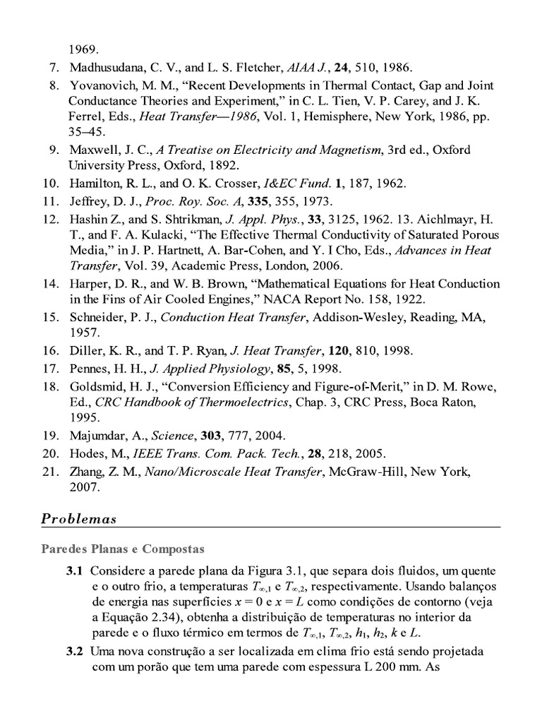Cap 3 Problemas Incropera | PDF