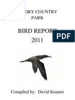Priory Bird Report 2011 - Compiled by David Kramer