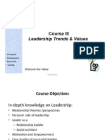 Leadership Trends and Values