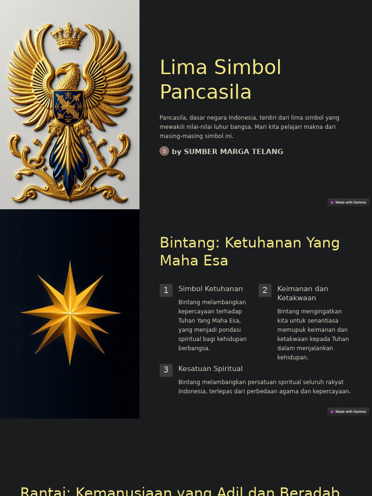 Lima Simbol Pancasila | PDF | Agama & Spiritualitas