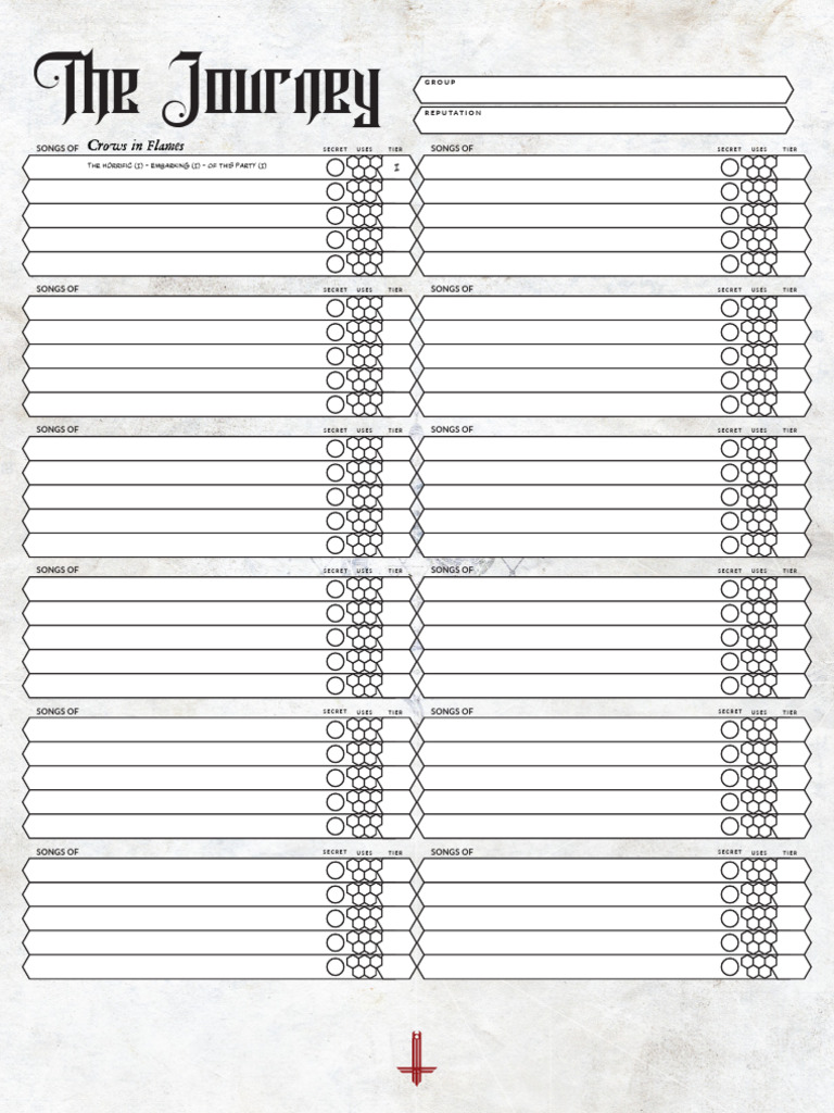 Journey Sheet | PDF