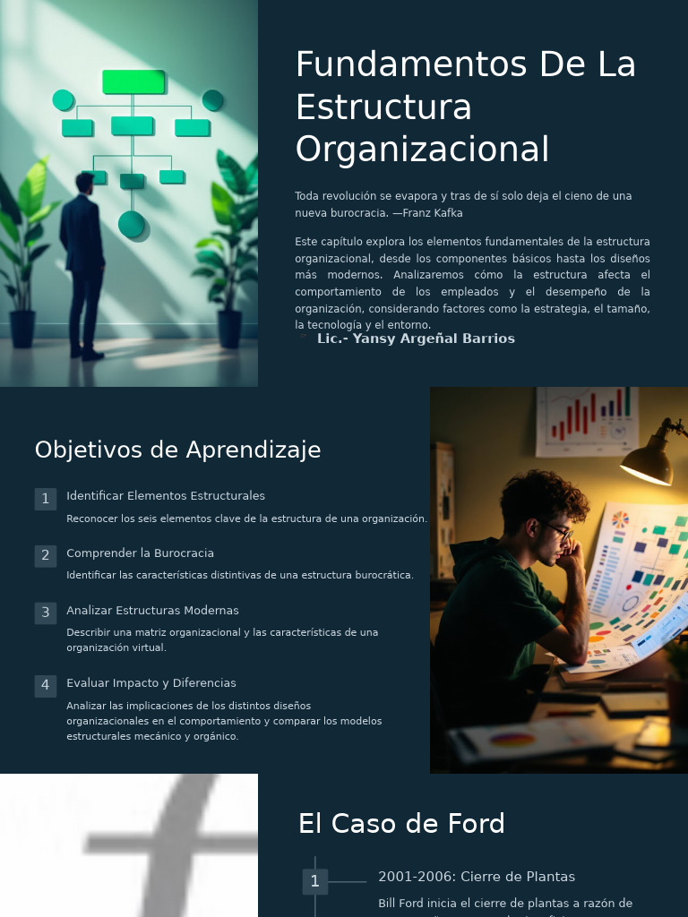 Fundamentos de la Estructura Organizacional | PDF | Toma de decisiones ...