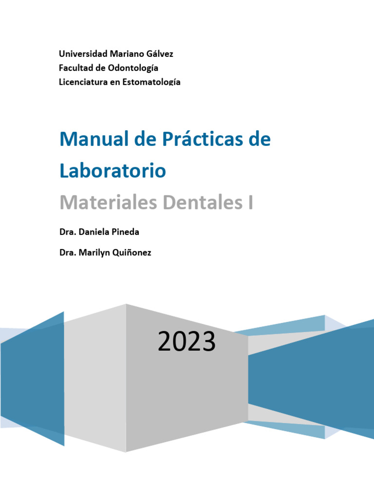 Manual de Laboratorio MDI 2023 Completo | PDF | Color | Adhesión