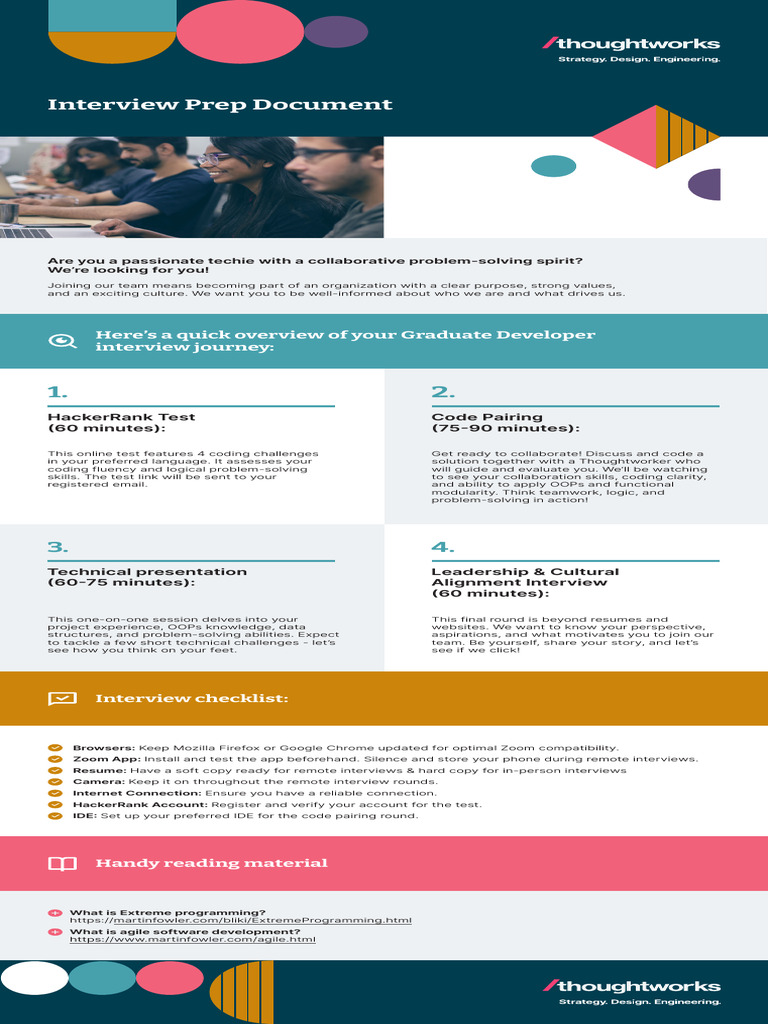 Graduate Developer Interview Checklist | PDF | Computing