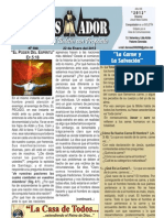 2012-01-22 "El Conquistador" un publicación semanal de LA CASA DE TODOS de Chimbote Perú
