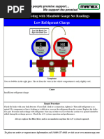 R-134a A/C Pressure Diagnostic Chart | PDF | Home Appliance | Gases